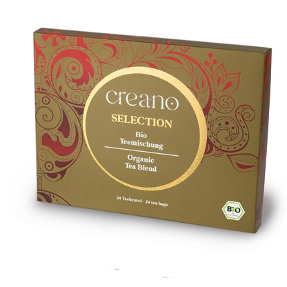 Creano Organic Herbal Tea Sampler Gift Set - Tea Gift Box - 27 Organic Tea Bags in 9 Different Varieties 54 g