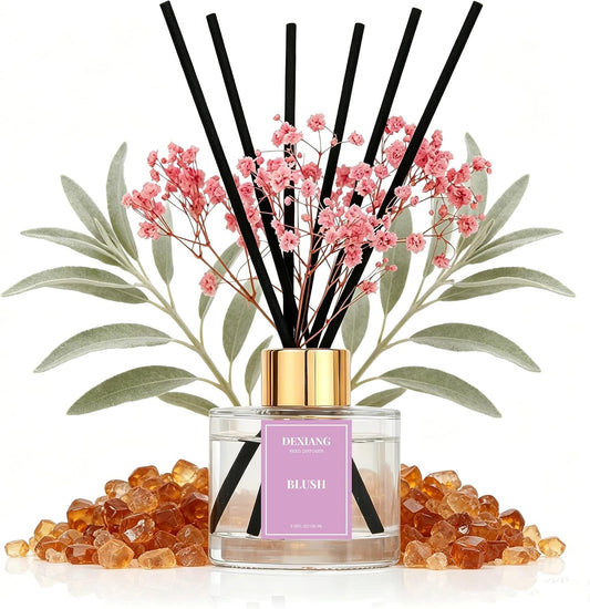Reed Diffuser Set, Coconut 3.38 fl oz Oil Home Fragrance Bathroom Decor