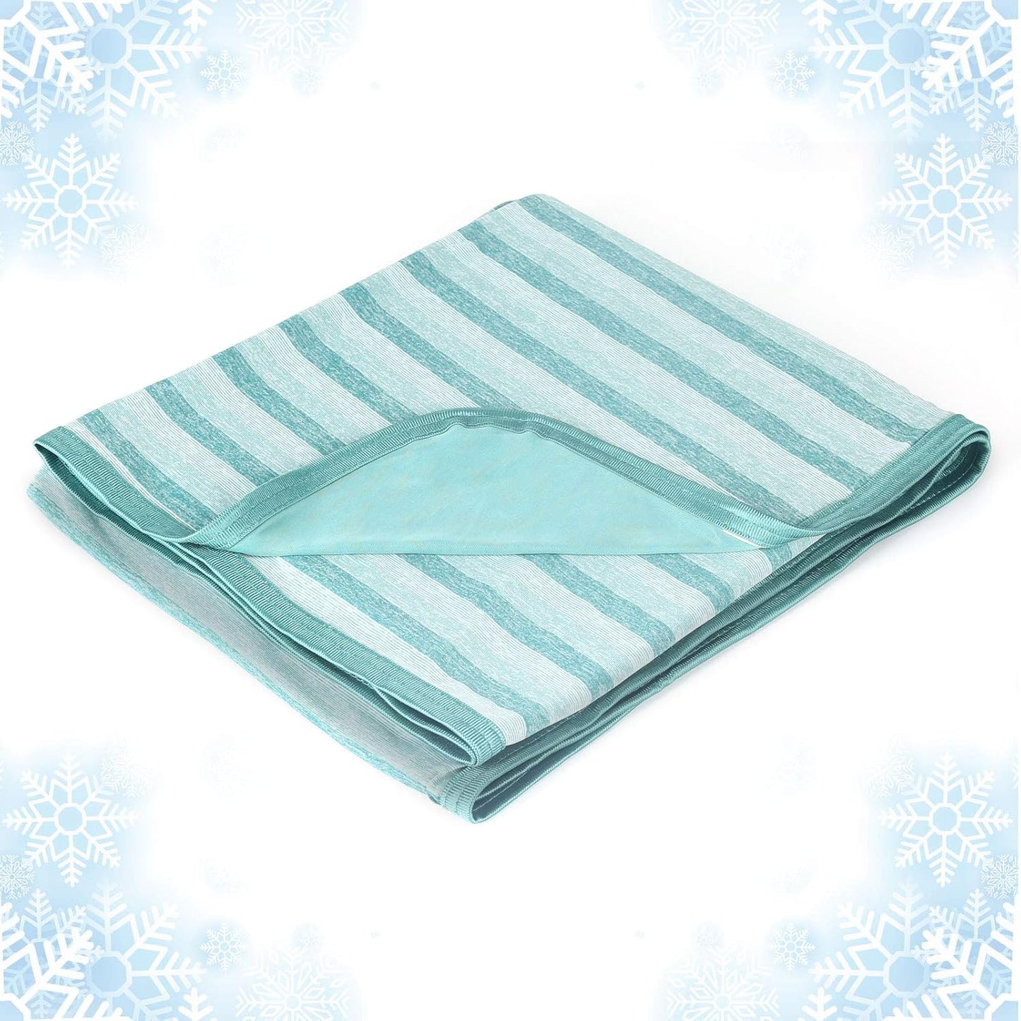 Ailemei Direct Cooling Throw Blanket for Hot Sleepers,Double Sided Cold Effect, Lightweight Breathable Summer Bed Blanket for Couch, Transfer Heat to Keep Body Cool Night Sweats,50"x70"