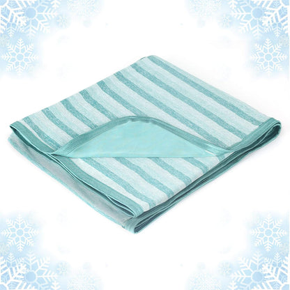 Ailemei Direct Cooling Throw Blanket for Hot Sleepers,Double Sided Cold Effect, Lightweight Breathable Summer Bed Blanket for Couch, Transfer Heat to Keep Body Cool Night Sweats,50"x70"
