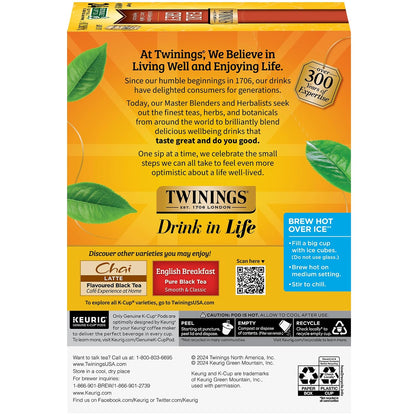 Twinings Earl Grey Tea Keurig K-Cups, 96 Count