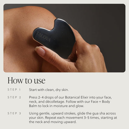 304 Stainless Steel Gua Sha Facial Tool, Face Massage Tool