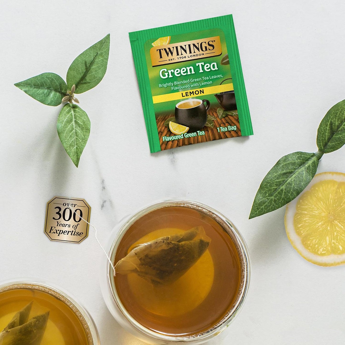 Twinings Tea Sampler Collection – 80 Tea Bags, 20 Flavours/Assorted Tea, Gift Set in Decorative Bamboo Box – Wooden Organizer Tea Chest Included – Ideal for Home, Office, Family & Friends (Bamboo Box)