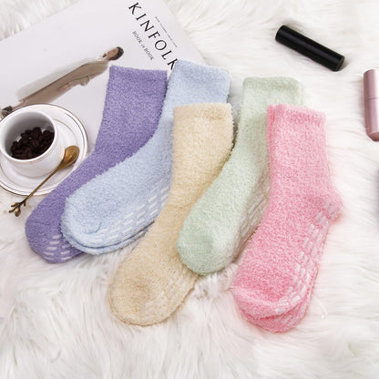 Breslatte Non Slip Hospital Socks with Grips for Women Grip Slipper Socks for Women Gifts