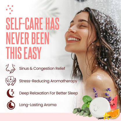 Cleverfy Shower Steamers Aromatherapy Gifts for Women and Men, 18 Tablets