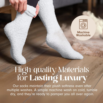 Unboxme Gifts Warm & Cozy Ultra-Luxe Cloud Sock, Gift for Women & Men