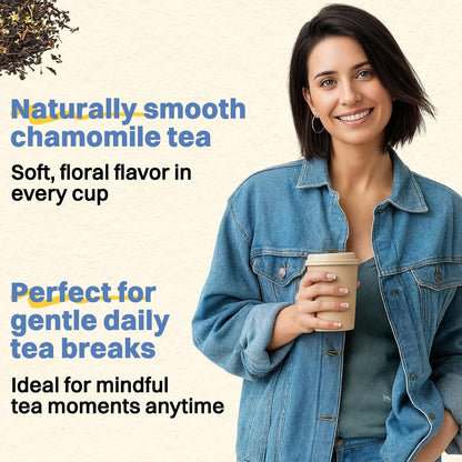 Hiihone Lemon Balm Tea Bags 20 Count – Pure & Natural Lemon Balm Tea, Caffeine-Free Herbal Tea, Calming & Soothing, Non-GMO, Fresh Citrusy Flavor