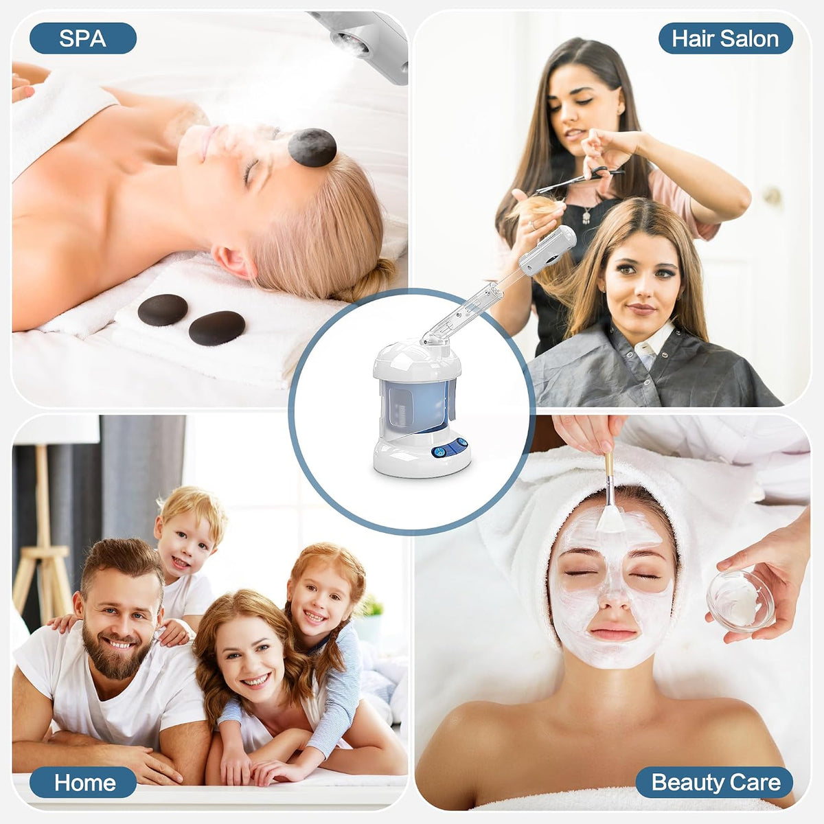 Facial Steamer, Ozone Nano Ionic Face Steamer for Deep Cleaning