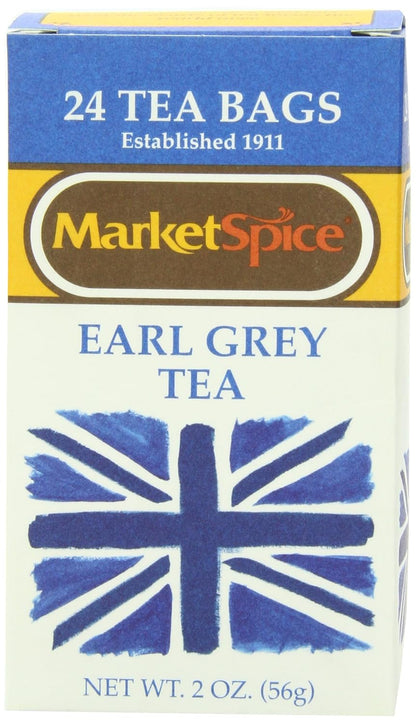 MarketSpice Tea Bag, Earl Grey, 24-Count (Pack of 3)