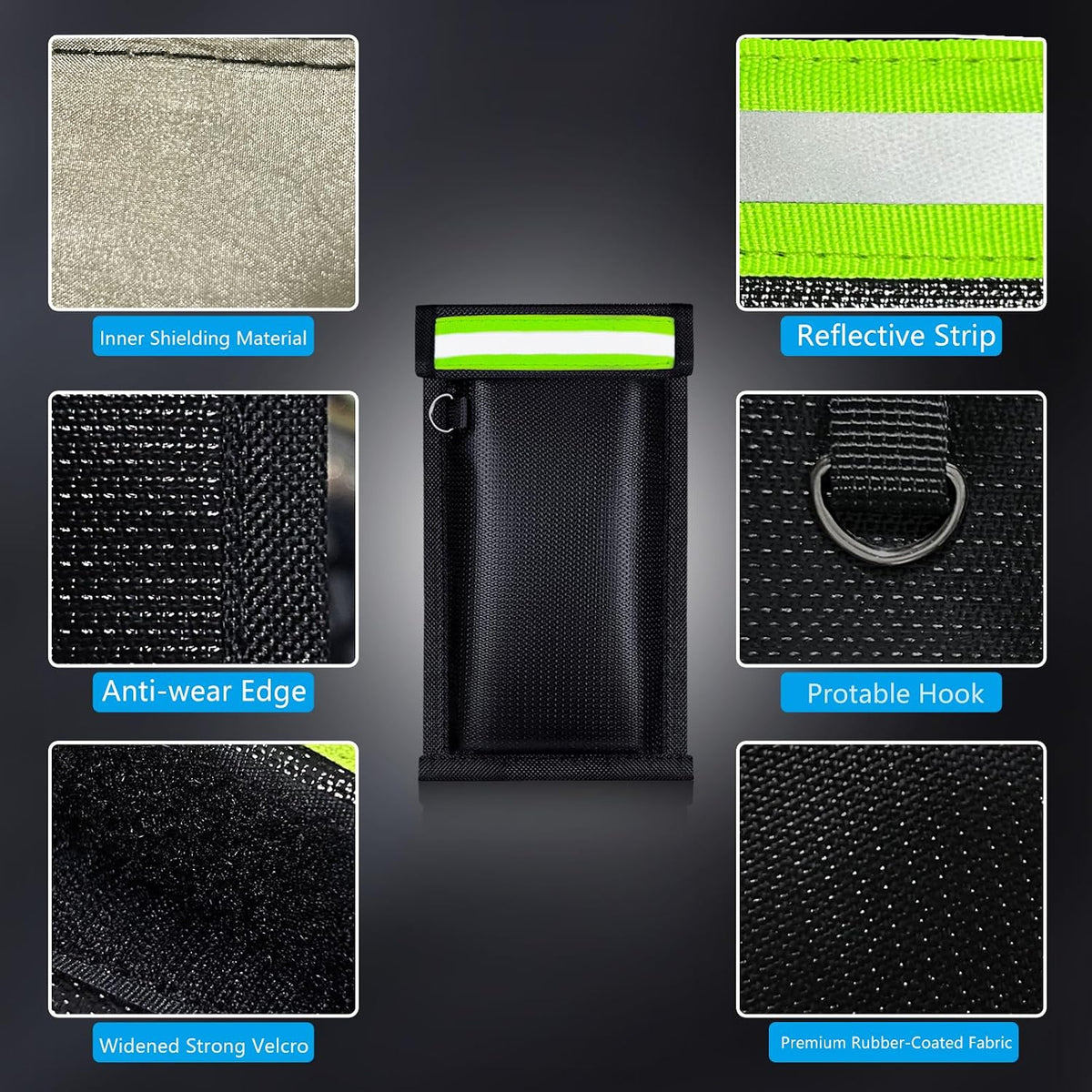 2 Pack Military Grade Faraday Bags for Phones