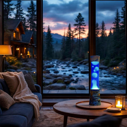 JAMBO 15.5" The Upgraded Motion Lamp, Sunset Decal Motion Light, Beautiful Home Decor, Living Room Bedroom Lamp, Relaxing Nightlight for Teens, Kids & Adults