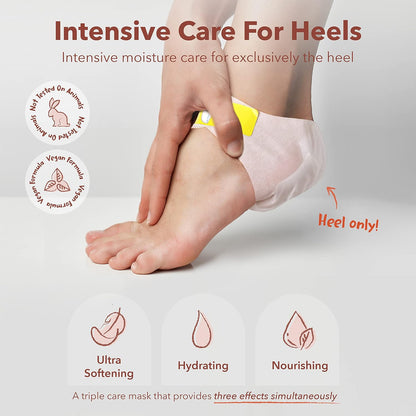 Purederm Exfoliating Foot Peeling Mask & Foot Peel for Dry Cracked Heels (1 Pack) – Dead Skin & Callus Remover for Feet, Rough Skin Care for Baby Soft Feet