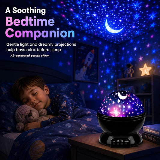 MOKOQI Star Projector Night Lights for Kids - Fun Gifts for 1-4-6-14 Year Old Girls Night Light Projector Rotating Star Sky Moon Light Projector for Kids Bedroom Decor -Pink