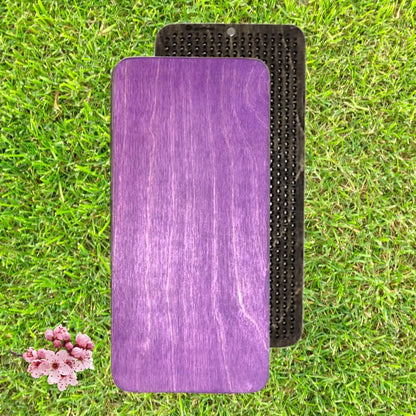 Sadhu Board with Galvanic Nails Yoga for Beginners Practice Meditation Standing Folding Board Violet Nails Step 0,31 in
