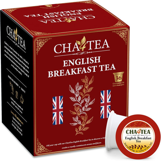 Cha4TEA 36-Count English Breakfast Tea for Keurig K-Cup