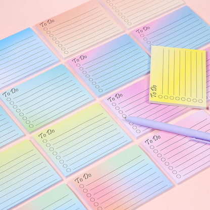 Mr. Pen- to Do List Sticky Notes, 3” x 5”, 9 Pads, 360 Sheets | Lined Checklist Sticky Pads with Smooth Writing, Easy Peel-Off, Thick Paper for Planning, Office, School & Daily Tasks