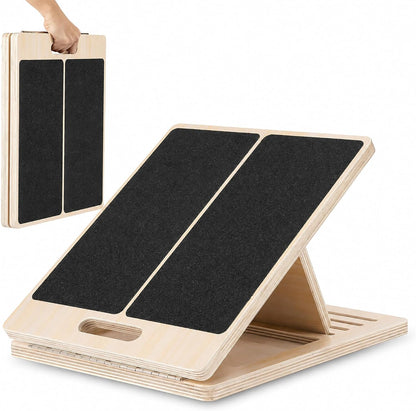 MUCITAGF Professional Slant Board, Adjustable Incline Board and Calf Stretcher, Slant Board for Calf Stretching, Calf Stretch Board