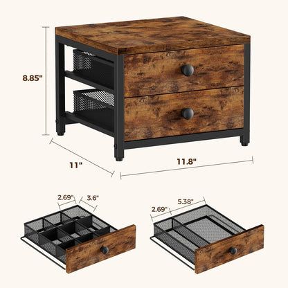 Plaviya Tea Bag Organizer and Storage with 2 Drawers for Countertop