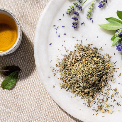 Rishi Tea Lavender Mint Organic Herbal Sachet Tea Bags, Caffeine Free, 15ct