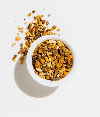 Art of Tea Organic French Lemon Ginger 1.5oz Loose Leaf Tea Tin, Caffeine Free Herbal Tea, Organic Rooibos & Lemongrass Ginger Tea, Premium Loose Leaf Herbal Tea for Relaxation & Digestion