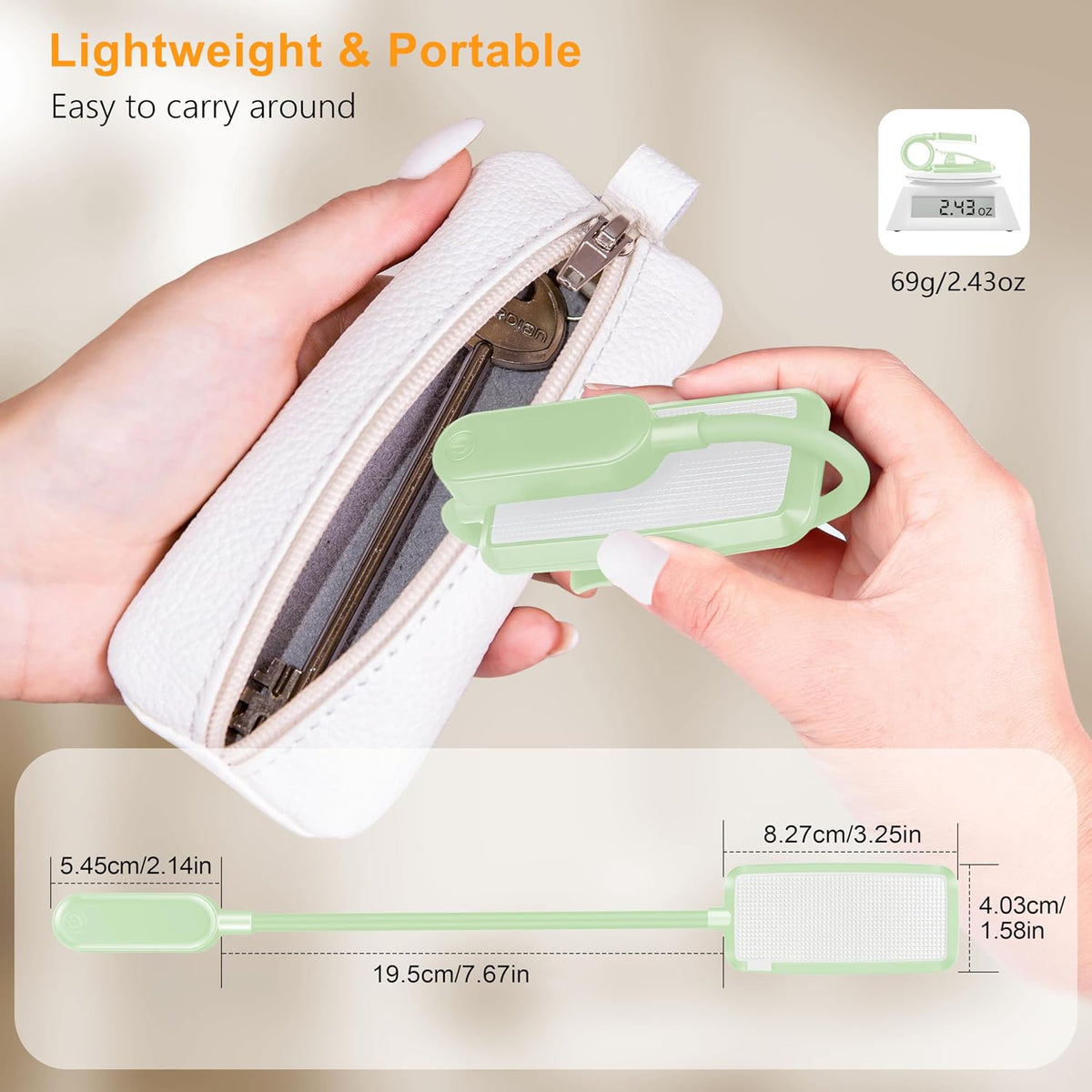 Gritin 16 LED Rechargeable Book Light for Reading in Bed