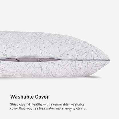 Bedgear Storm Performance Pillow, 1.0 Cooling Pillow for Side Sleepers, Medium Firm Support, Ver-Tex Cooling Cover, Air-X Mesh, Washable