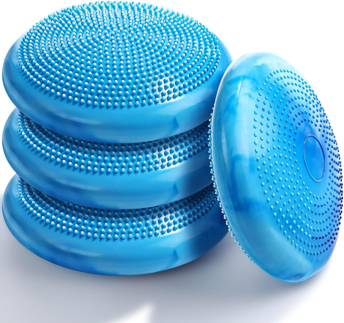 Libima 4 Pcs Wiggle Seat for Kids Inflated Wobble Cushion