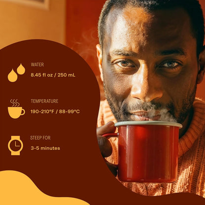 Stash Tea Turmeric Chai Herbal Tea - Naturally Caffeine Free, Non-GMO Project Verified Premium Tea with No Artificial Ingredients, 18 Count (Pack of 6) - 108 Bags Total