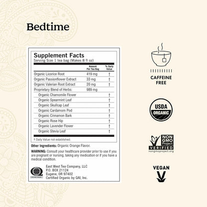 Yogi Bedtime Tea, 16 Tea Bags (6 Pack)