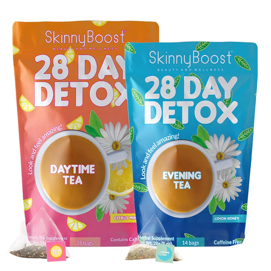 Skinny Boost Detox Tea Kit - Slimming Tea for Weight Loss & Bloating