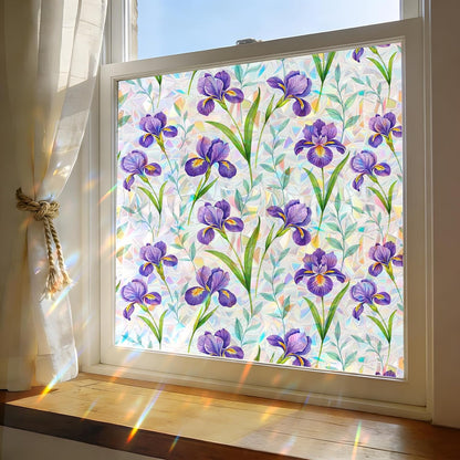 Window Film, Frosted Privacy, One Way Tint, UV Block, Heat Insulation, Anti-Glare, Static Cling, Renter Friendly for Home Bathroom Door