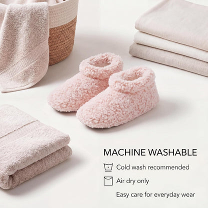 Cozylook Fuzzy Slippers for Women Indoor Soft Sole Slipper Socks