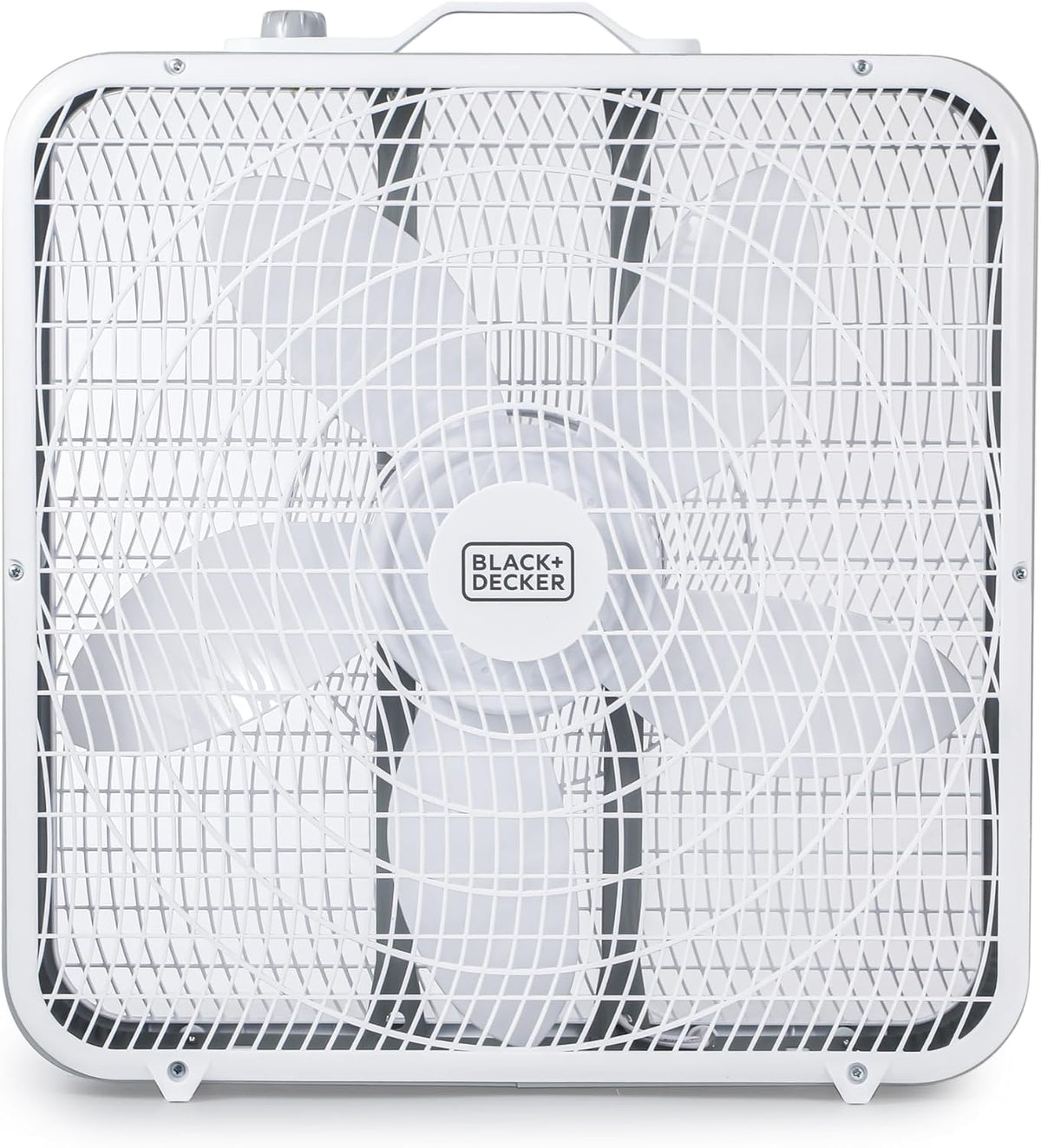 BLACK+DECKER 4" Convertible Cooling Fan, 3-Speed, Type-C USB, 2-Pack, Black