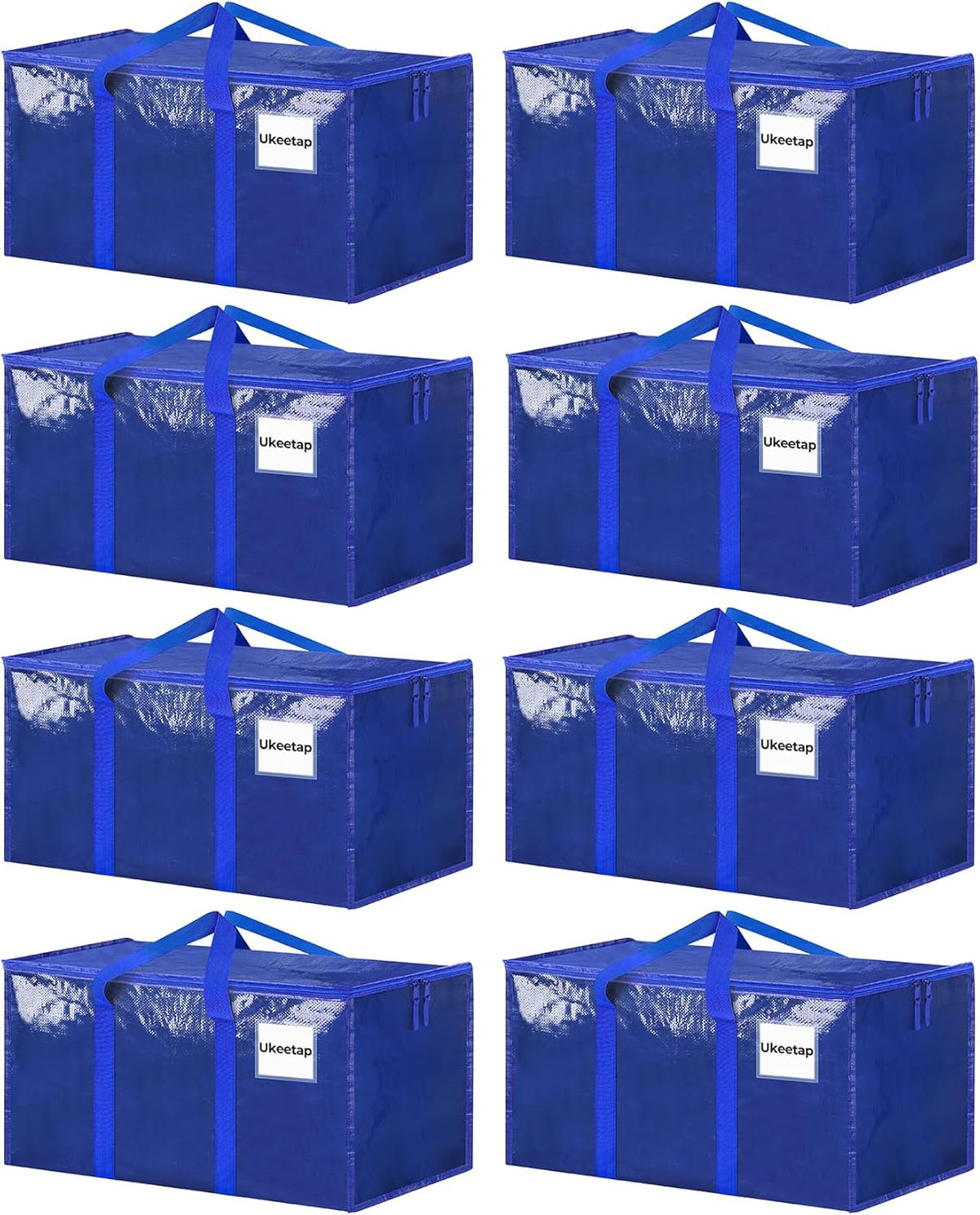 ukeetap Extra Large Clothes Storage Bins with Lids, Clear