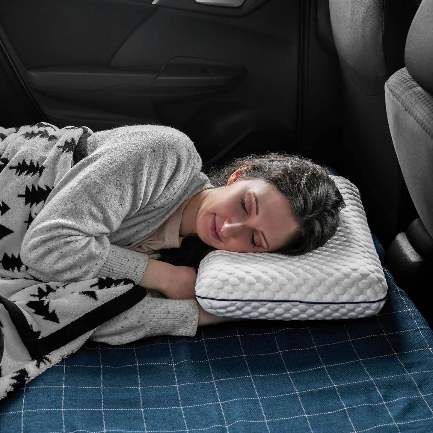 Weekender Cooling Gel Memory Foam Pillow for Sleeping – King Size, Ventilated Cooling Pillow for Side & Back Sleepers, Neck & Shoulder Support, Medium Firm, Washable Cover