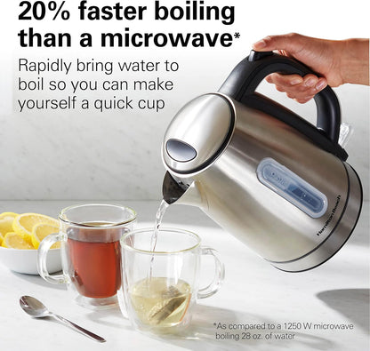 Hamilton Beach 1.7 Liter Electric Tea Kettle, Water Boiler & Heater
