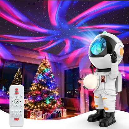 Rossetta Astronaut Galaxy Star Projector Night Light Projector for Kids | 29 Lighting Effects, Night Light Mode, Magnetic Head, Remote Control, Auto-Off Timer, Gifts for Kids, Adults, Party, Birthday