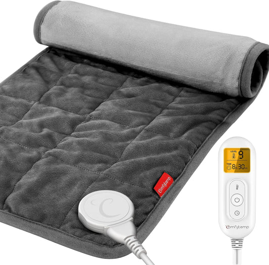 Comfytemp Weighted Heating Pad for Period & Back, XL Heat Pad, 12"x24"