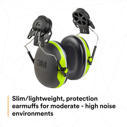 3M PELTOR Hearing Protection Earmuffs, X4 Series Noise Protection, Construction, Manufacturing, Assembly, Sanding