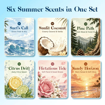 ASAKUKI Essential Oils for Diffuser –6 Mood Essential Oil Blends (Breathe, Uplift, Sensual, Balance, Unwind, Rest) for Morning to Night Rituals, Home & Daily Use-Thoughtful Gift