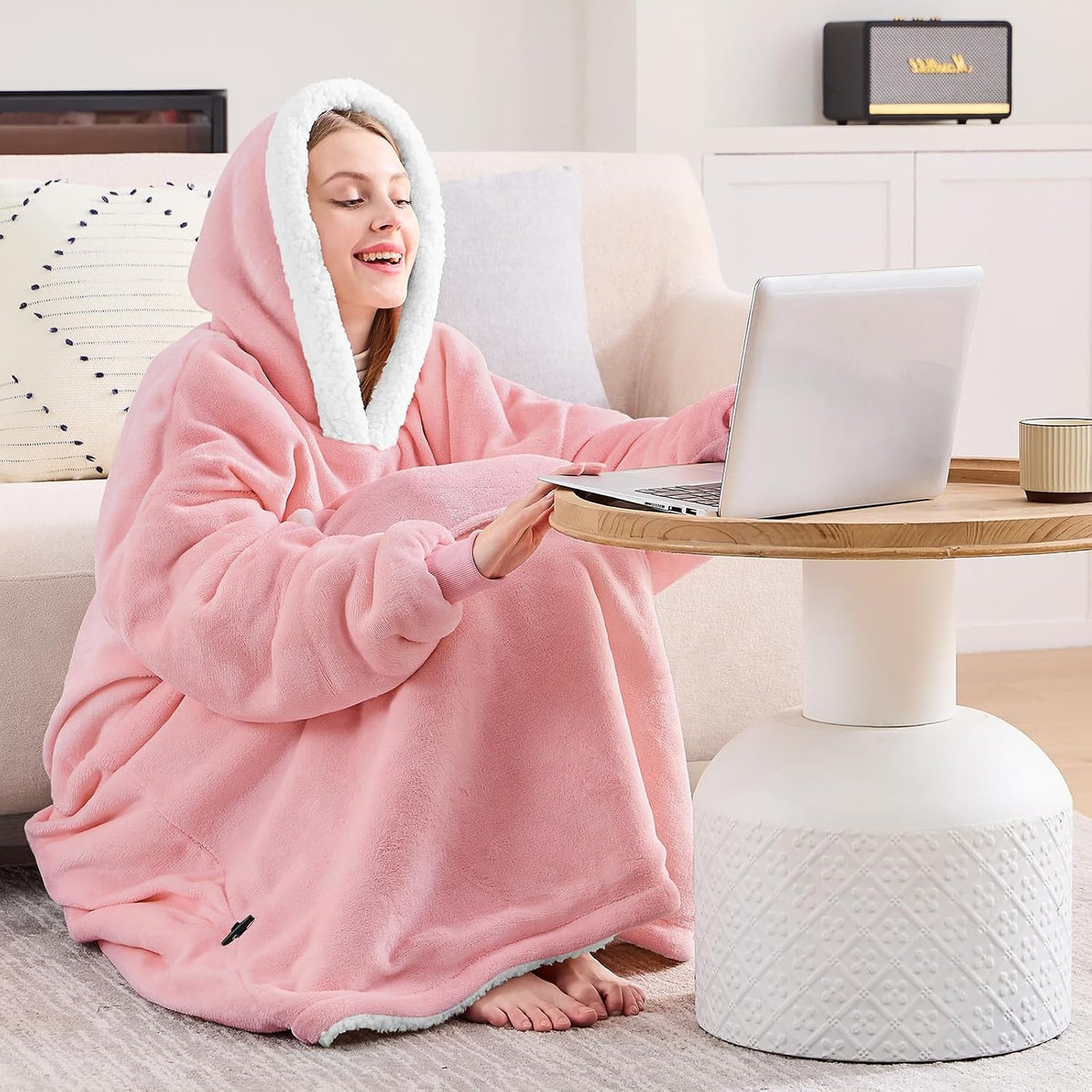 yescool Wearable Blanket Hoodie as Christmas Birthday Gifts for Women Mom - Colors B