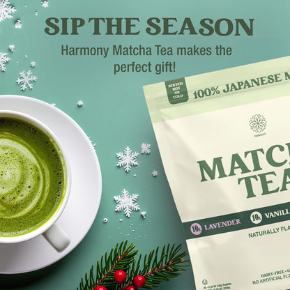 Harmony Premium Japanese Lavender Matcha Tea, 10 Sticks