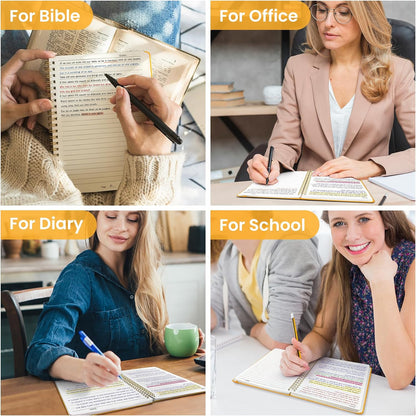 Taja Lined Spiral Journal Notebook for Women & Men, 140 Pages, College Ruled Hardcover Notebook for Work & Note Taking, Journals for Writing, A5(5.7" x 7.9") - Green