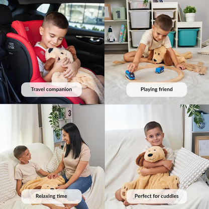 ODOXIA Weighted Lap Pad for Kids | Calming & Comforting | Weighted Lap Animal | Sloth Buddy | Sensory Weighted Animals | Weighted Lap Blanket for Sensory Needs | Carrying Bag Included | 5 Lbs