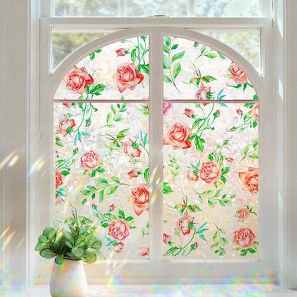 Coavas Blackout Window Privacy Film, Geometric Pattern, 11.8" x 78.7"