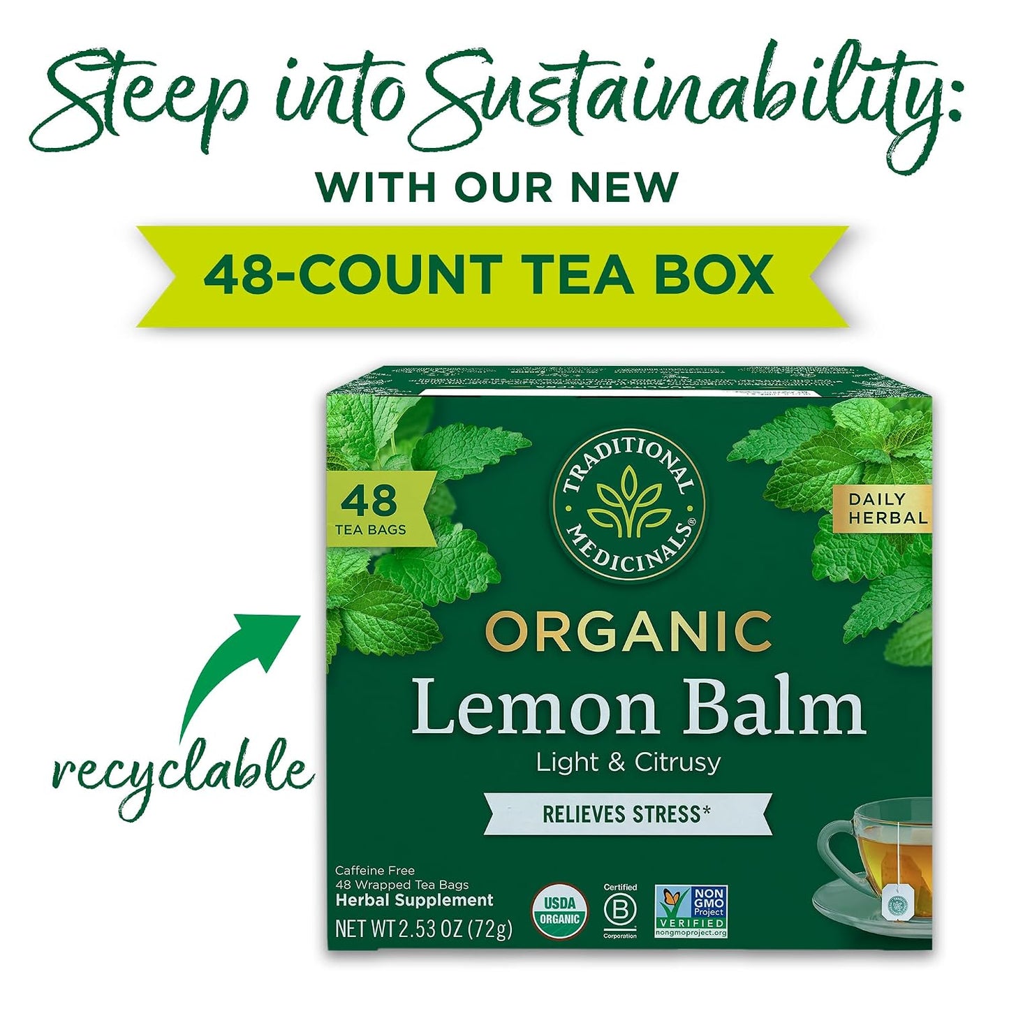 Traditional Medicinals Organic Nighty Night Extra, 48 Tea Bags