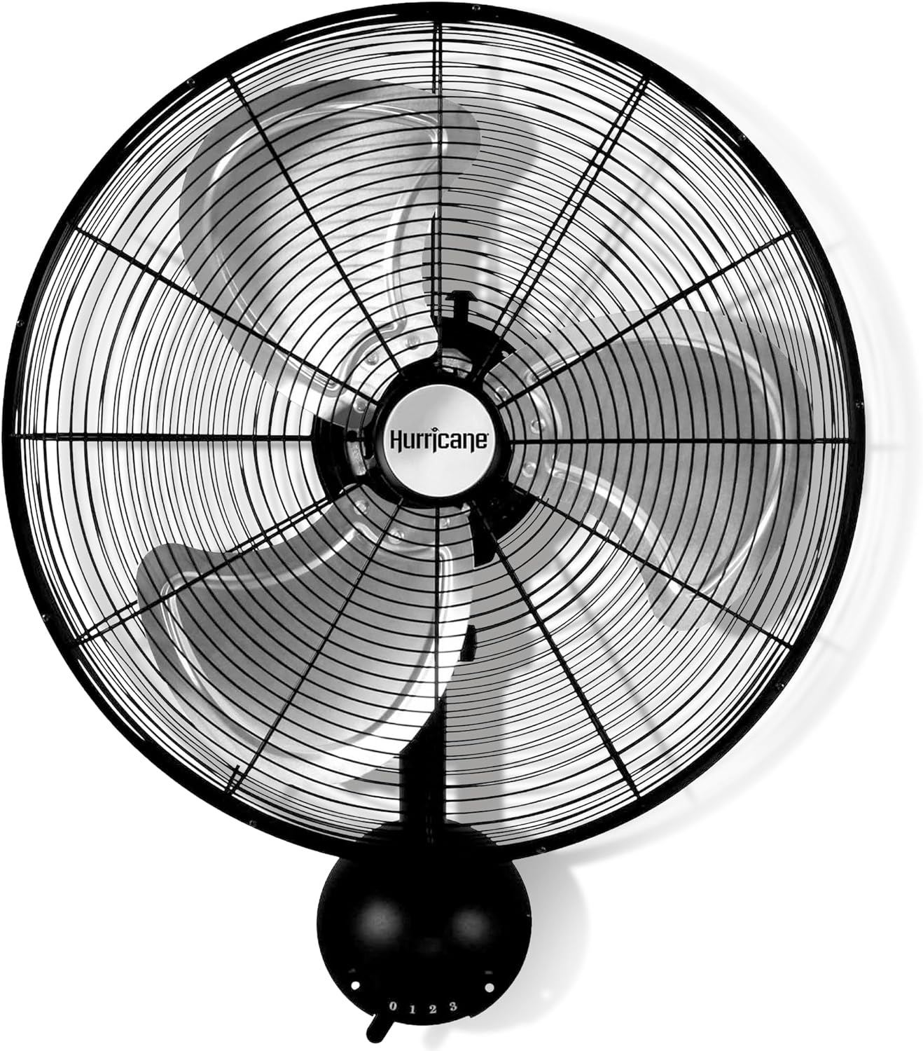 Hurricane Classic 6 Inch Clip Fan, 2 Speed Portable Desk Table Fan with Tilt, White