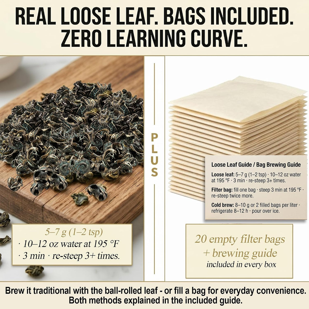 MODERNOIKOS Dong Ding Oolong Tea Loose Leaf, Roasted Taiwan 150g 5.3oz