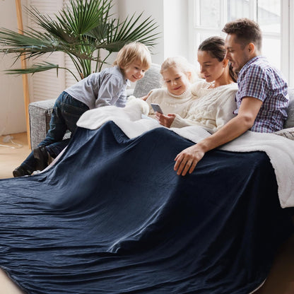 Bedsure GentleSoft Sherpa Fleece Throw Blanket for Couch, Non-Heated, Thick & Warm Cozy Blanket for Winter, Soft Fuzzy Plush Throw Gifts for Women and Men, Grey, 50x60 Inches