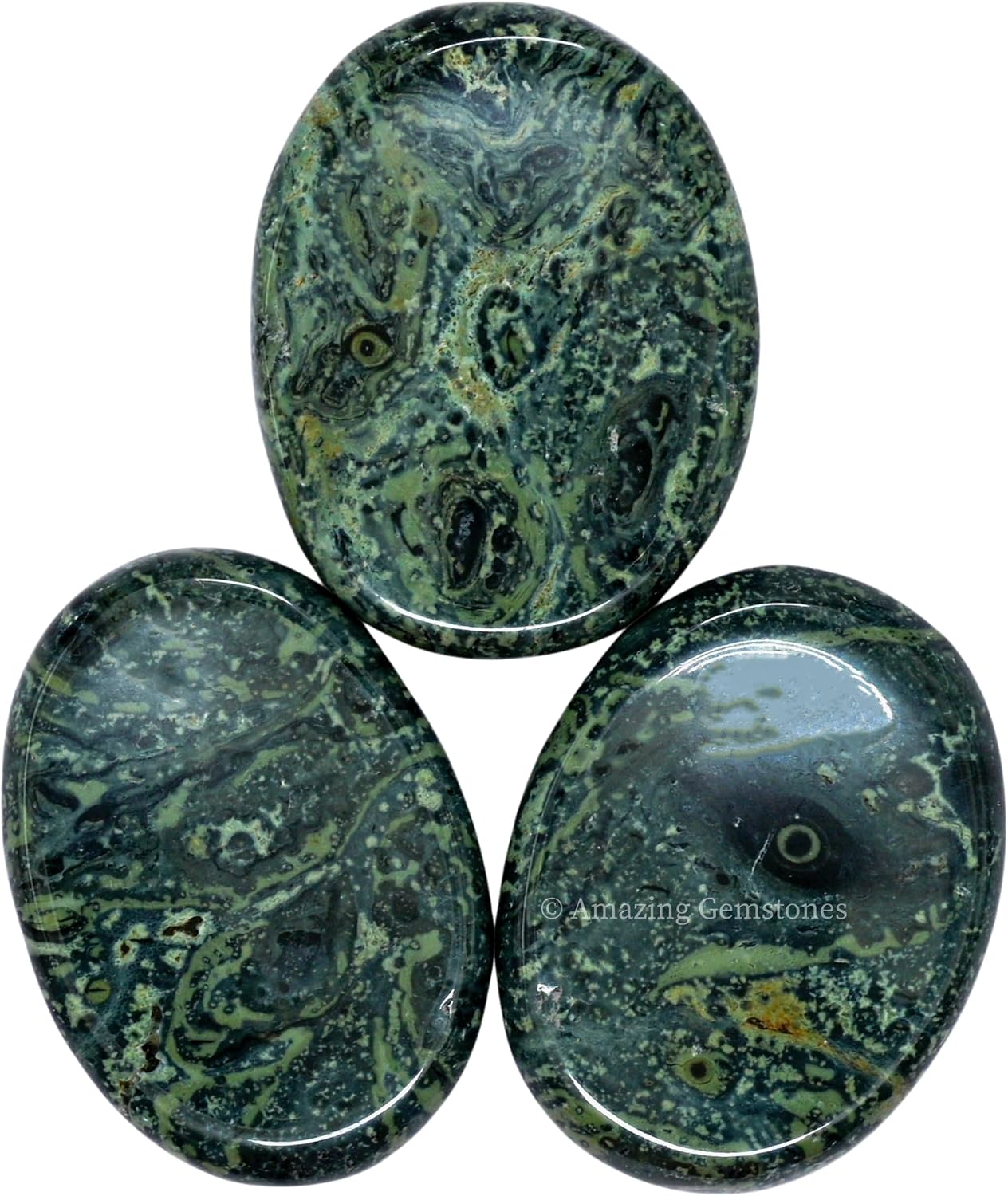 Amazing Gemstone Labradorite Thumb Worry Stone, Anxiety Stone, Healing Crystals - Piedra Crystal Fidget for Gift, Meditation, Calming, Relaxation, Stress Relief - Colors B
